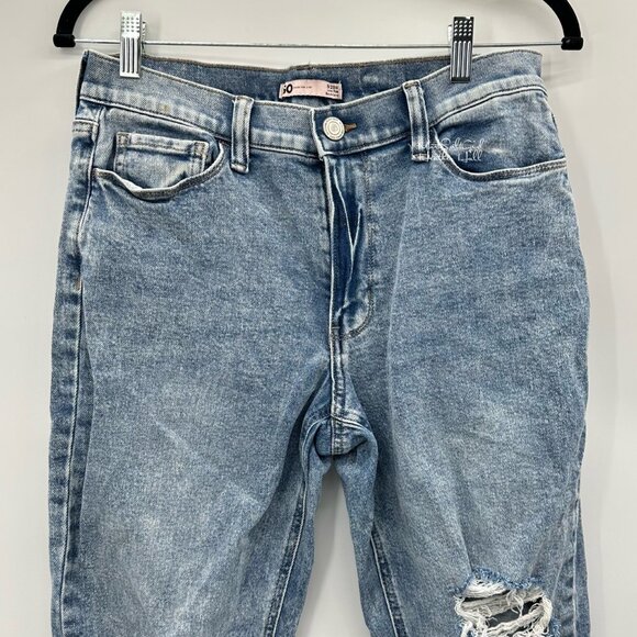 SO Double Stone Acid Wash Ripped Distressed Boyfriend Jeans Size 29 - Picture 2 of 5